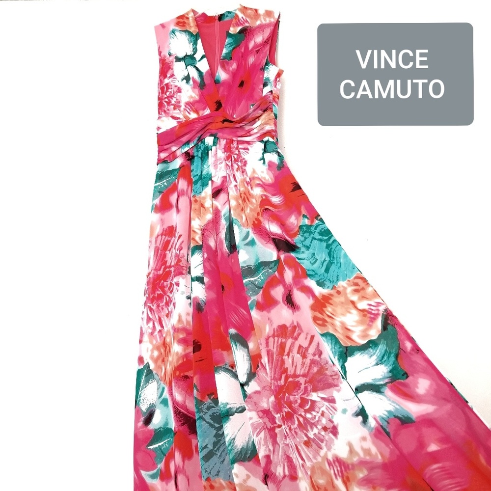 Vince Camuto floral maxi dress size 2